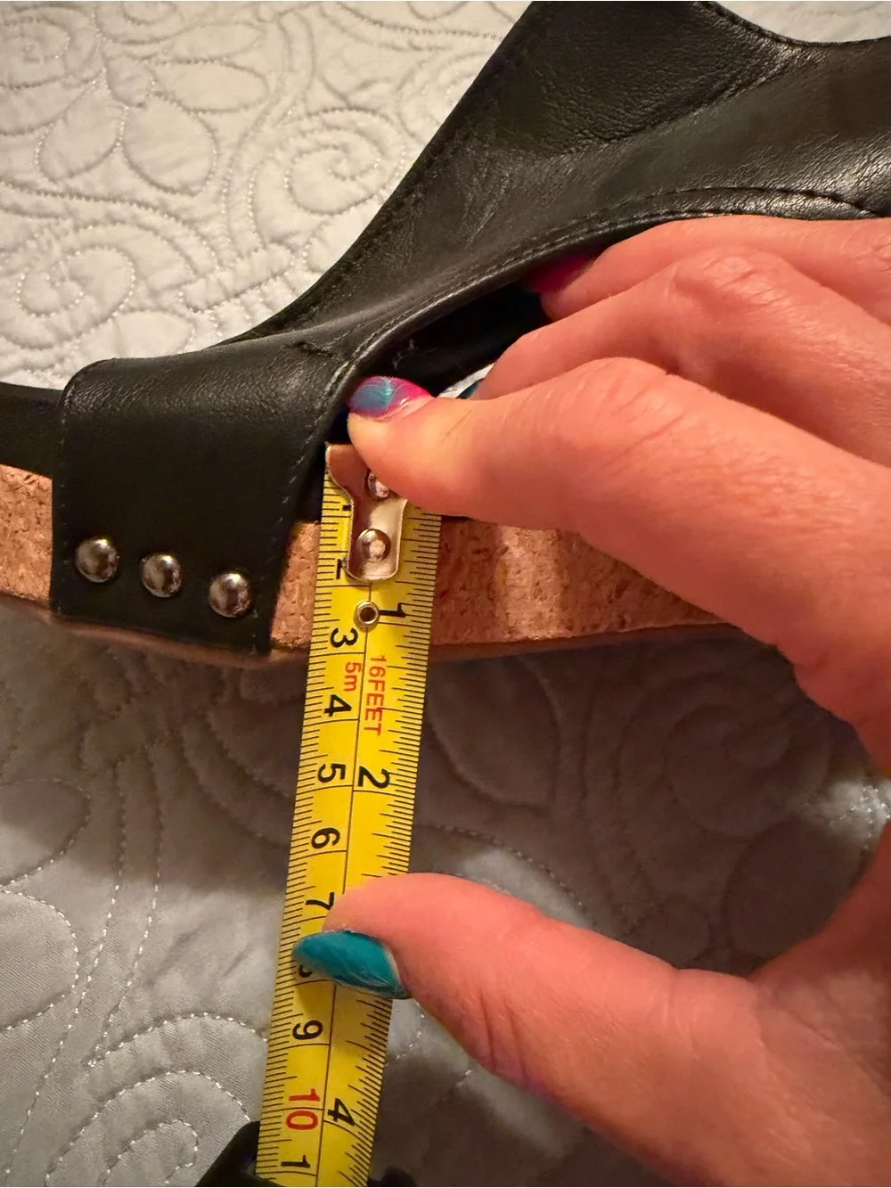 Boutique by Corkys black wedge sandals in women’s size 10.